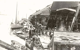 Belize City. Old Market in Downtown, 1931