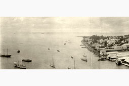 Belize City. Panorama of the city