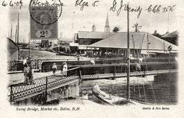 Belize City. Swing Bridge