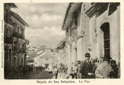 La Paz. Bajada de San Sebastian