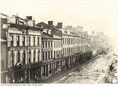 Toronto. King street, 1856