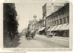 Toronto. King street, 1885