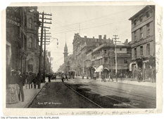 Toronto. King street, 1890