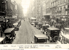 Toronto. Yonge street, 1924