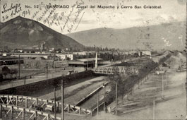 Santiago. Canal del Mapocho