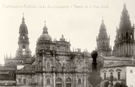 Santiago. Facade of the Azabacheria