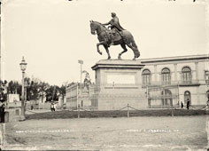 Mexico City. Statue of Charles IV