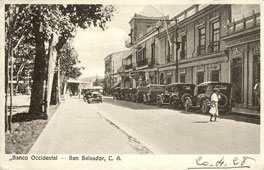 San Salvador. Banco Occidental