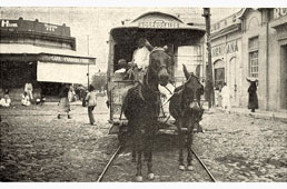 San Salvador. Horse tramway