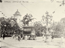 Caracas. Statue of Simon Bolivar