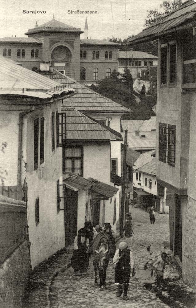 Sarajevo. View of the street