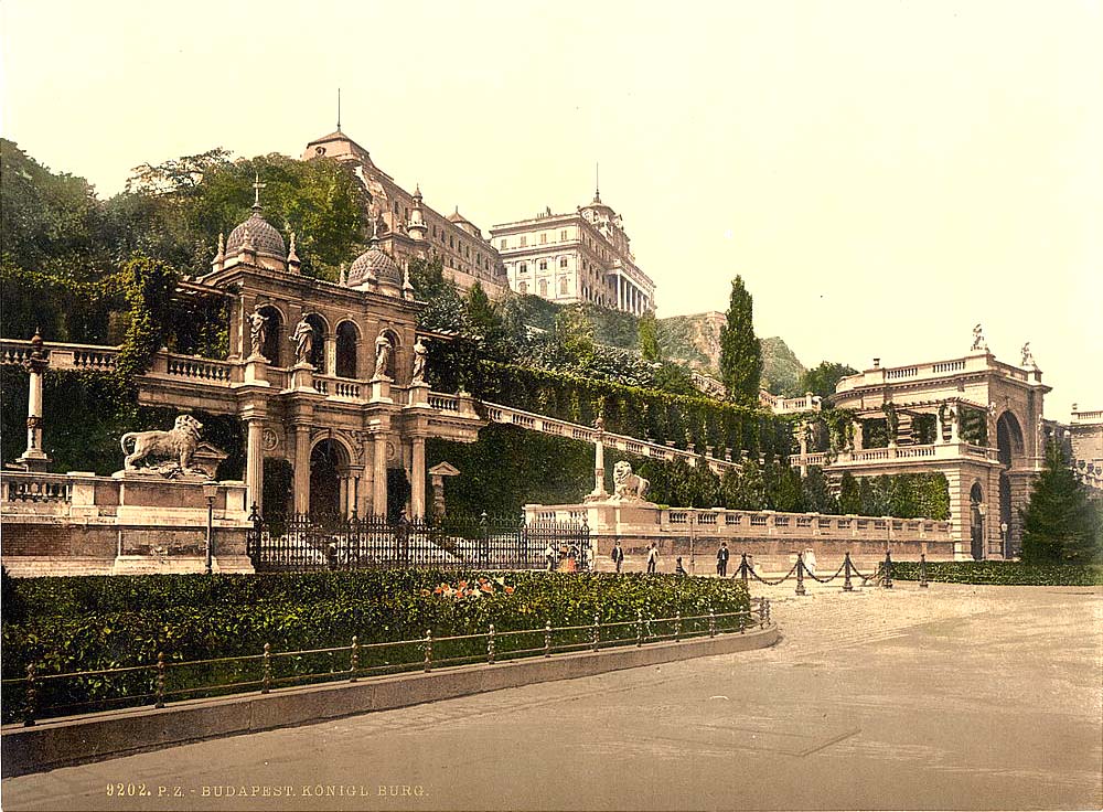 Budapest. Royal Castle, circa 1900