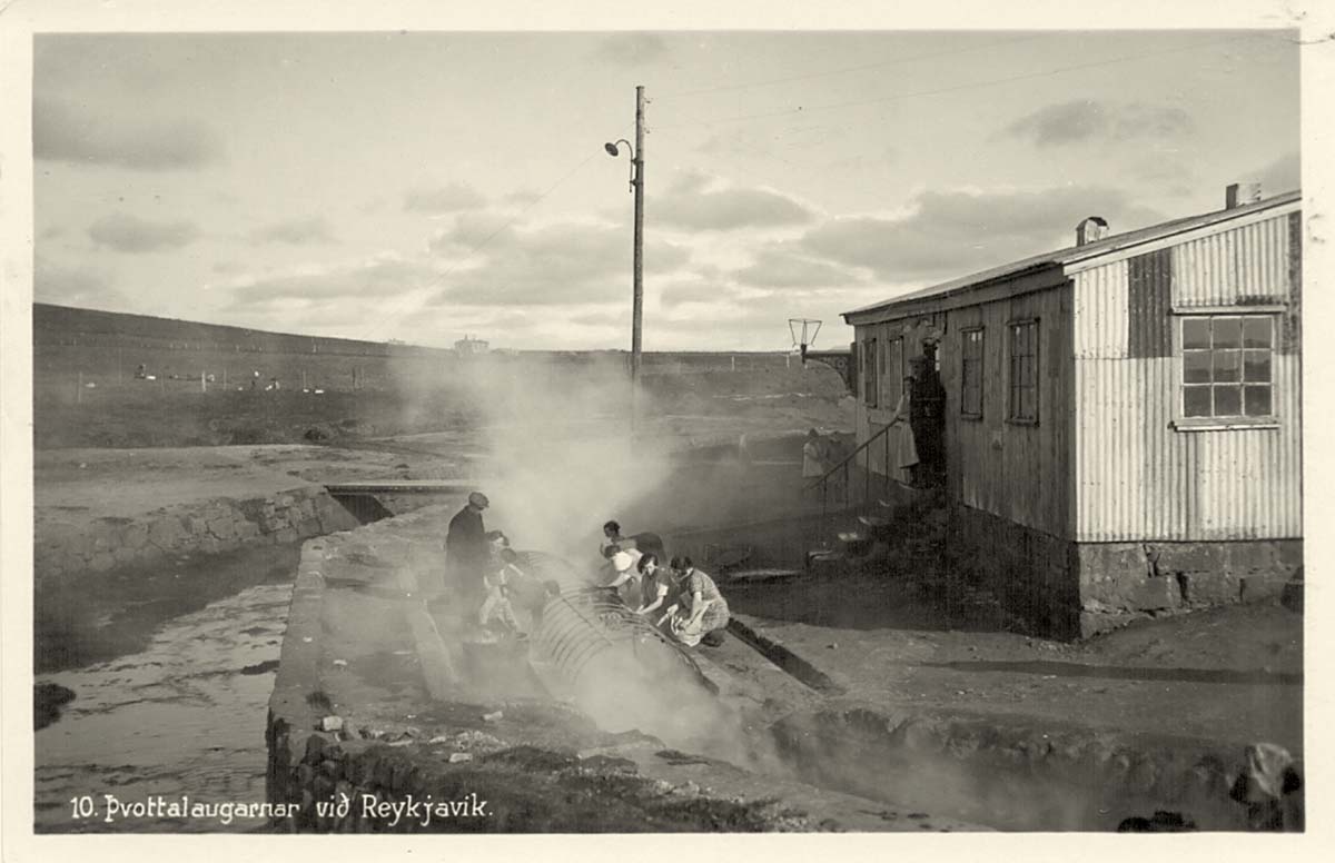 Reykjavik. Washing, 1912
