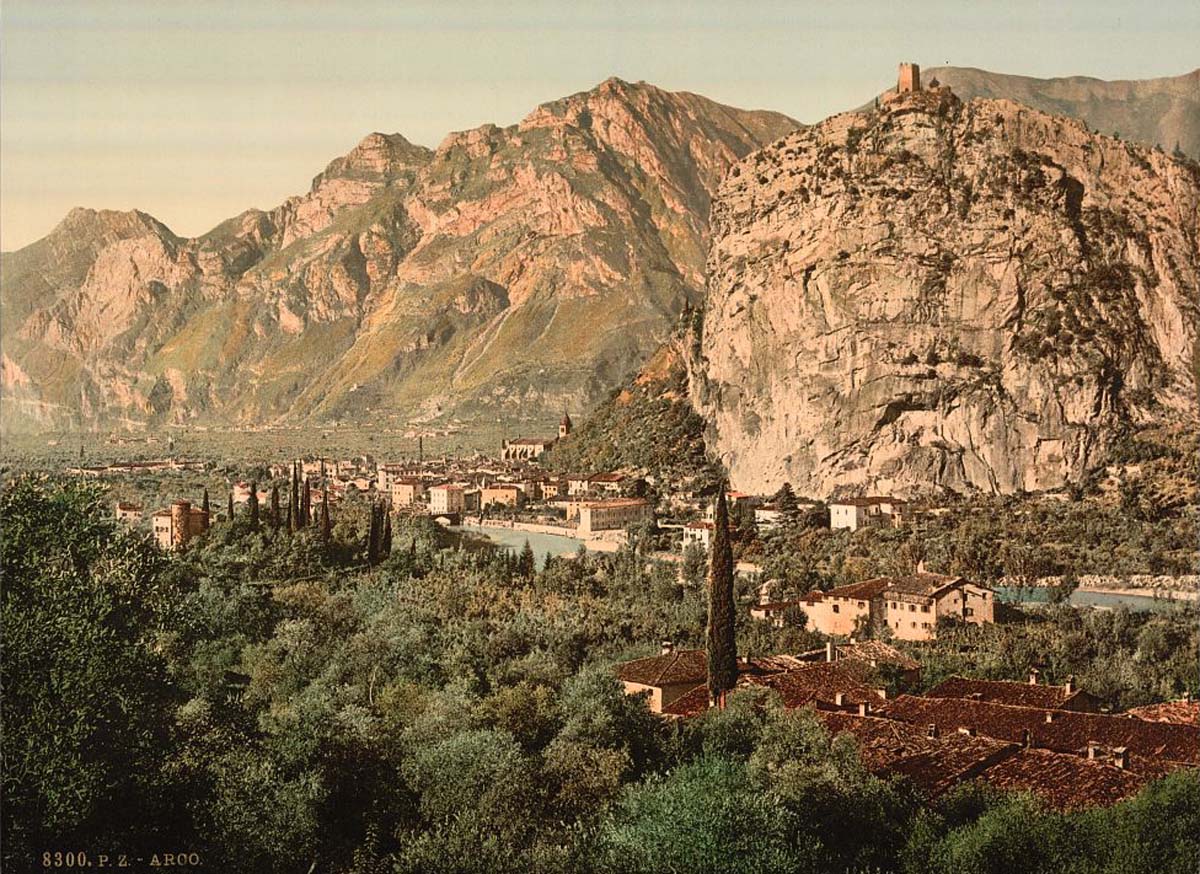 Arco. Panorama of the town, circa 1890