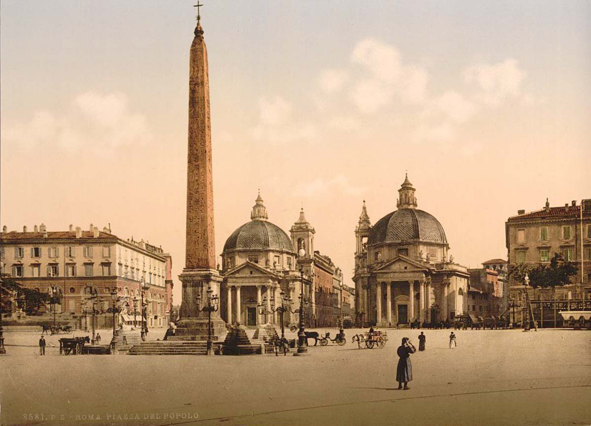 Rome. People's Place, circa 1900