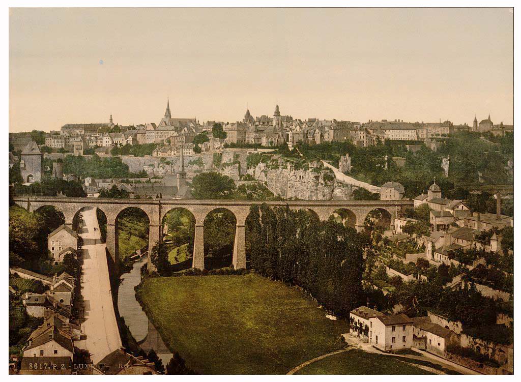 Luxembourg city. Panorama of the city