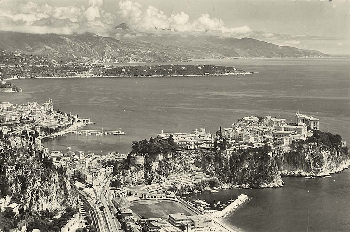 Monaco city. General view of the principality