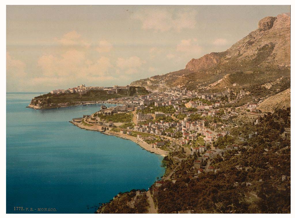 Monaco city. General view of the principality