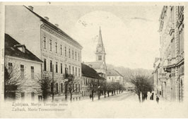 Ljubljana. Maria-Theresien Straße, 1903