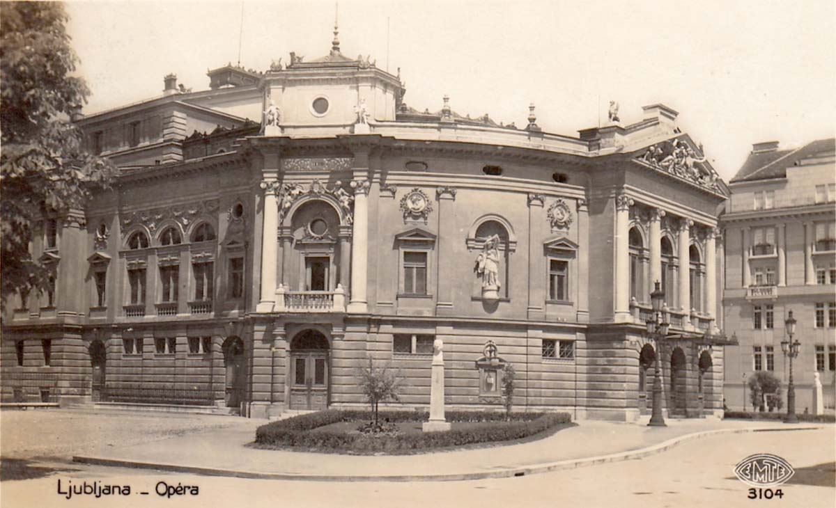 Ljubljana. Opera, 1930