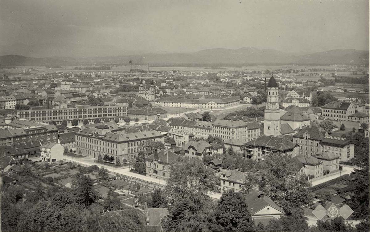 Ljubljana. Panorama of the city