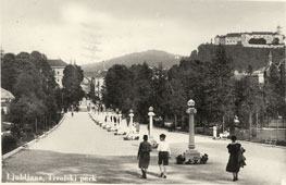 Ljubljana. Tivolski park, 1934
