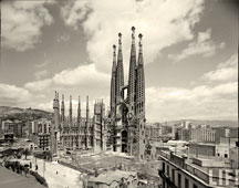 Barcelona. Expiatori Temple, 1951