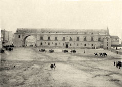 Madrid. View of the former building of the Royal Armoury, circa 1884