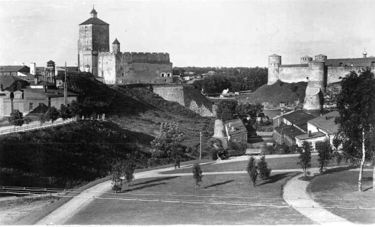 Narva. View of the castle
