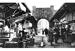 Klaipeda. The market, the beginning of the XX century