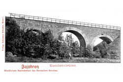 Kretinga. Railway bridge on the border with Prussia