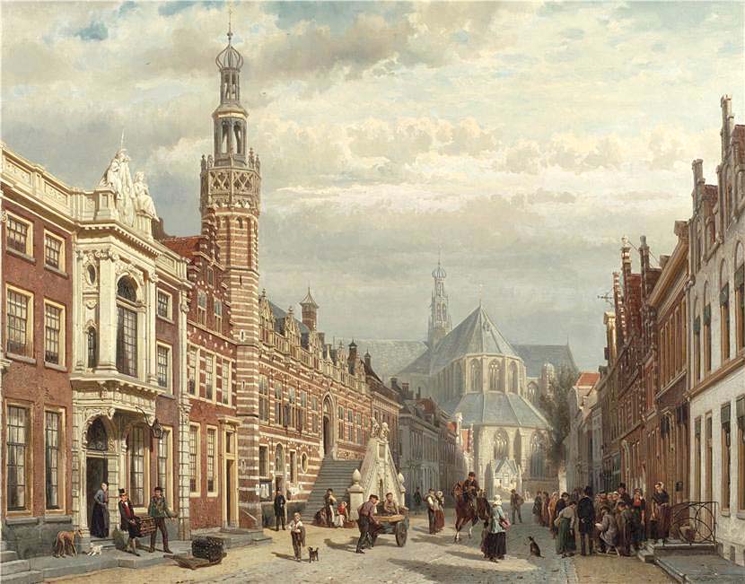 Alkmaar. View of the Town Hall