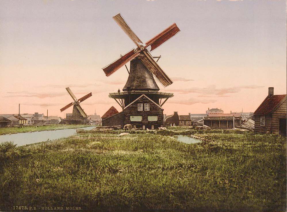 Two windmills, 1890