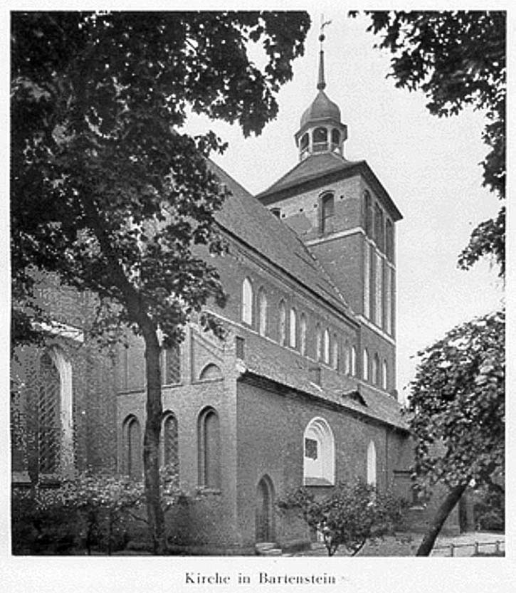 Bartoszyce. Evangelical Kirche