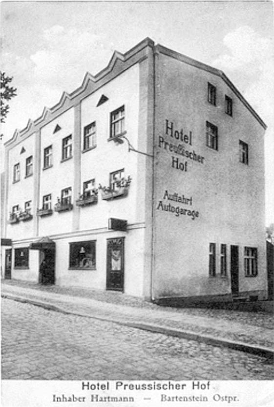 Bartoszyce. Hotel Preußischer Hof