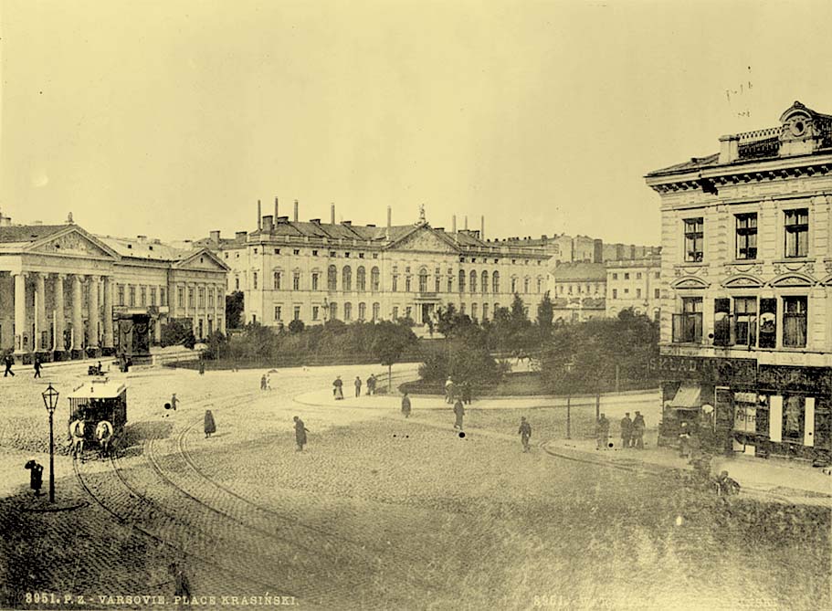 Warsaw. Krasinski Palast, über 1910
