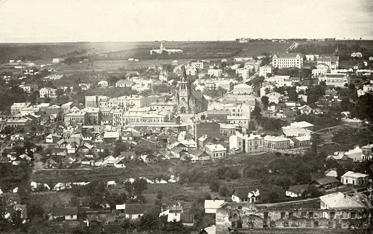 Chortkiv. Panorama of the city