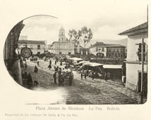 La Paz. Plaza Alonso de Mendoza