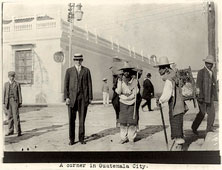 Guatemala City. On crossroad of streets, between 1910 and 1920