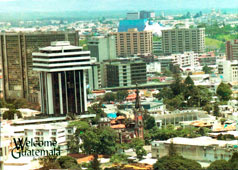 Guatemala City. Panorama of the city