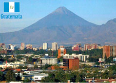 Guatemala City. Panorama of the city