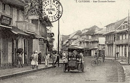 Cayenne. Rue Chaussée Sartines