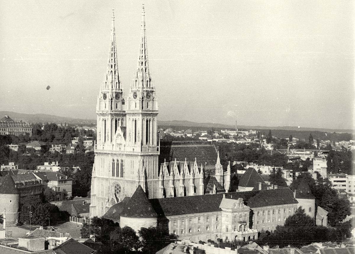 Zagreb. Cathedral, circa 1960