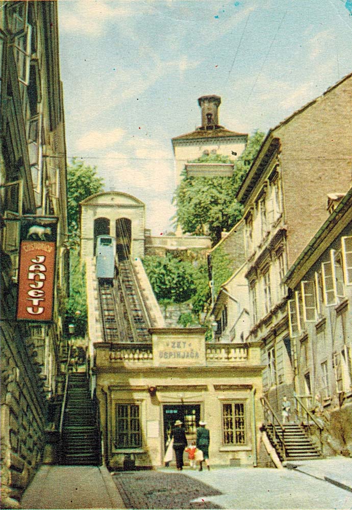 Zagreb. Funicular, 1959