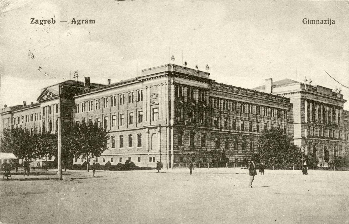 Zagreb. Gymnasium, 1917