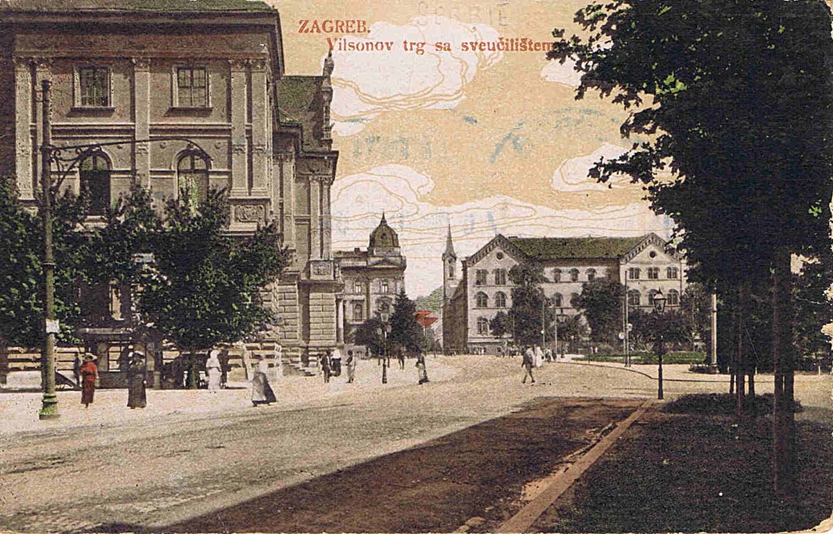 Zagreb. Vilsonov Square, 1926