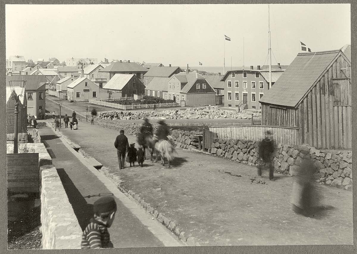 Reykjavik. Governor's house, circa 1900