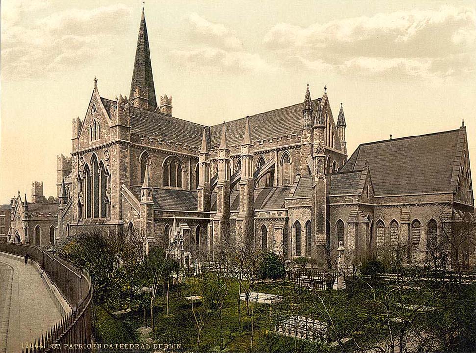 Dublin. St. Patrick's Cathedral, circa 1900