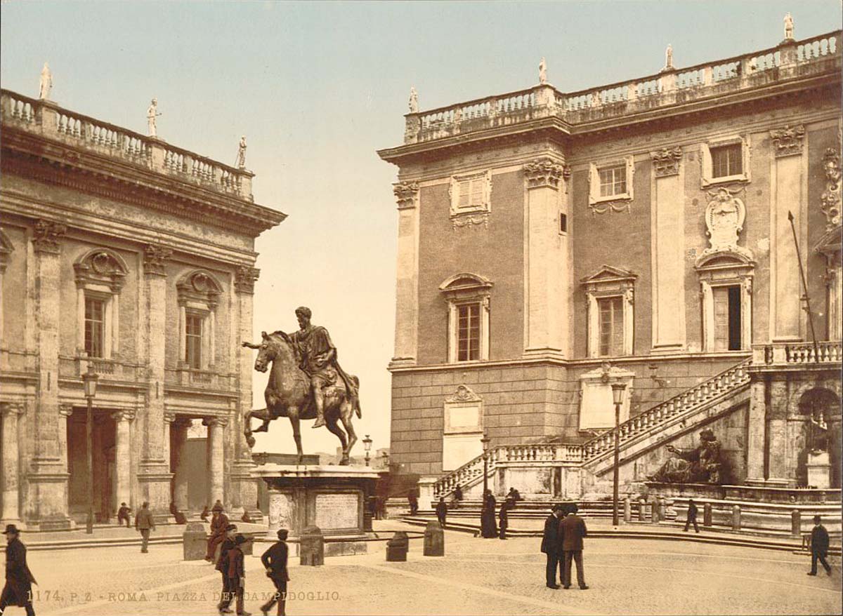 Rome. The Capitoline, circa 1890