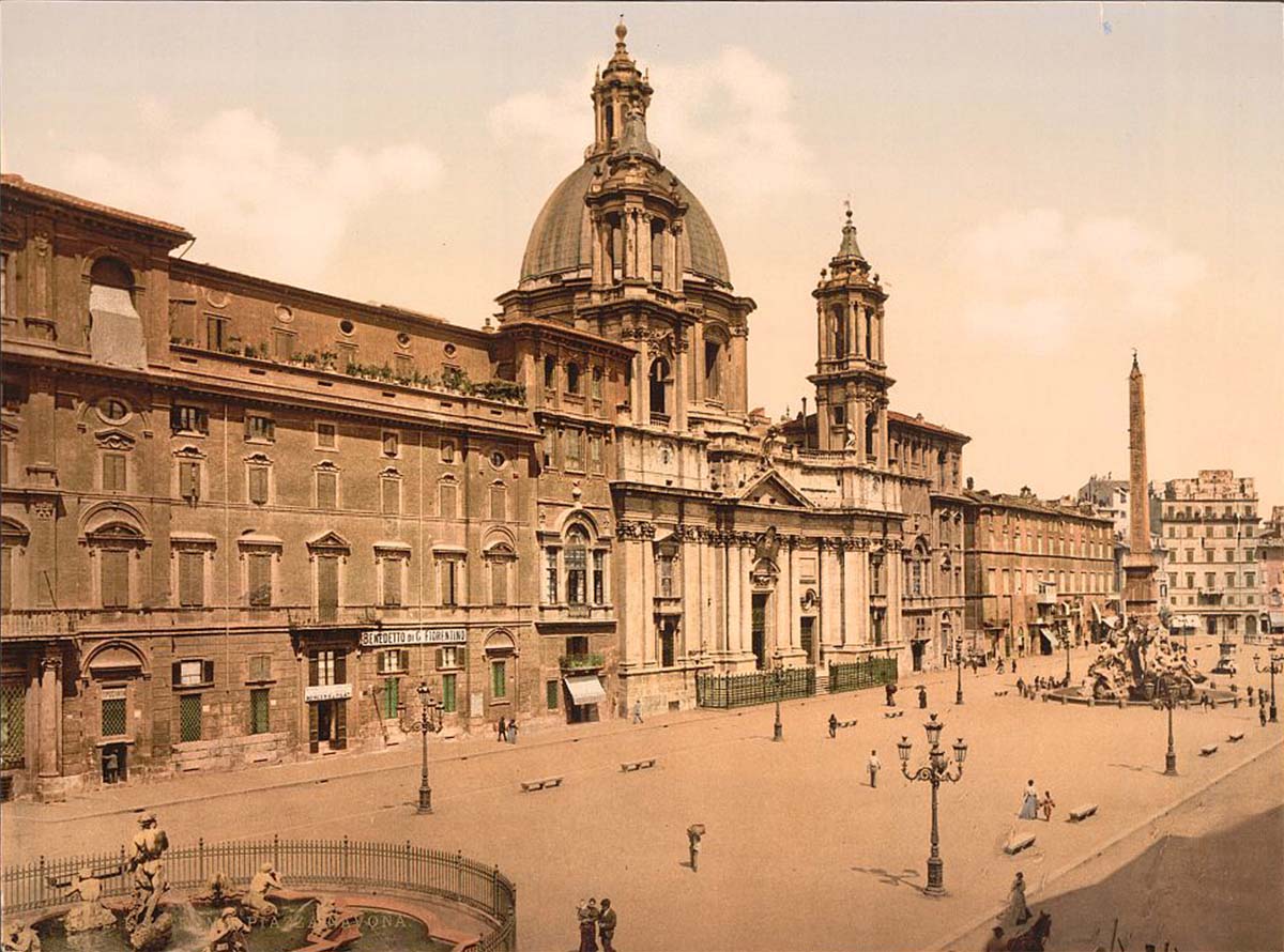 Rome. Piazza Navona, circa 1900